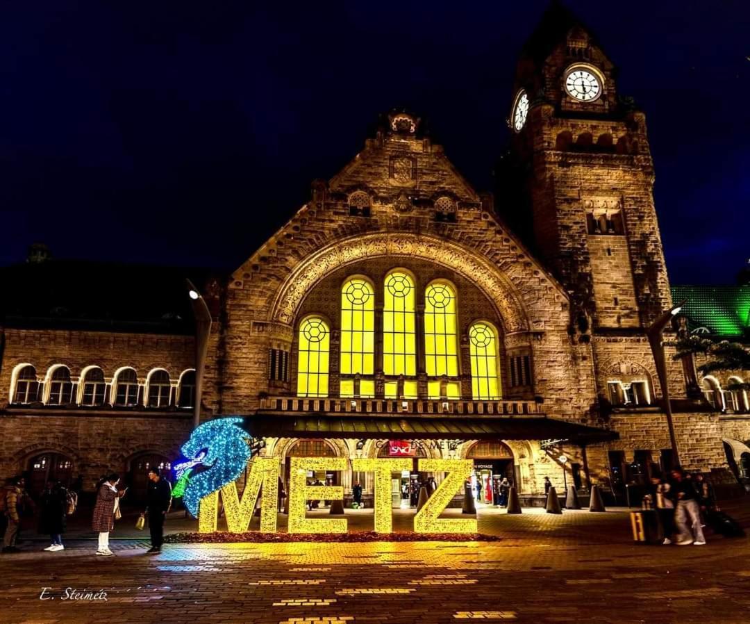 F2 65M2 Parking Prive Avec Une Belle Vue Metz Dış mekan fotoğraf
